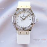 Swiss Quality Hublot Classic Fusion White Dial Watch Women 33mm
